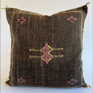 Moroccan Cactus Silk Pillow Cover 19”X19” New